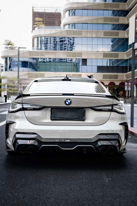 AERO CARBON - BMW 4 SERIES G22 DRY CARBON FIBRE REAR SPOILER - Aero Carbon UK
