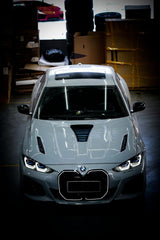 AERO CARBON - BMW 4 SERIES G22 / G22 LCI GLOSS BLACK CSL LED GRILL - Aero Carbon UK