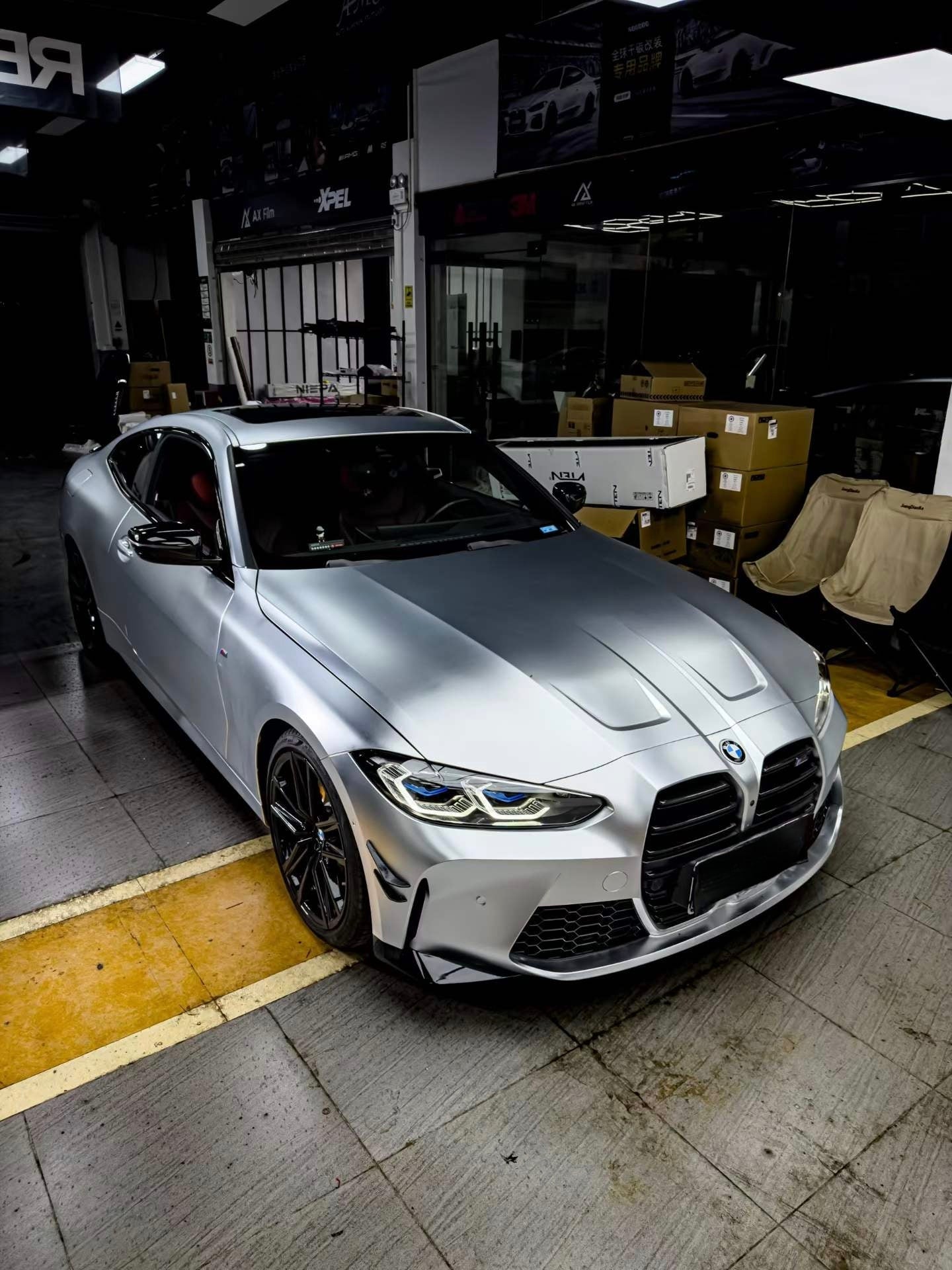 AERO CARBON - BMW 4 SERIES G22 / G23 CONVERSION BUMPER + HOOD BONNET M4 G8X STYLE - Aero Carbon UK