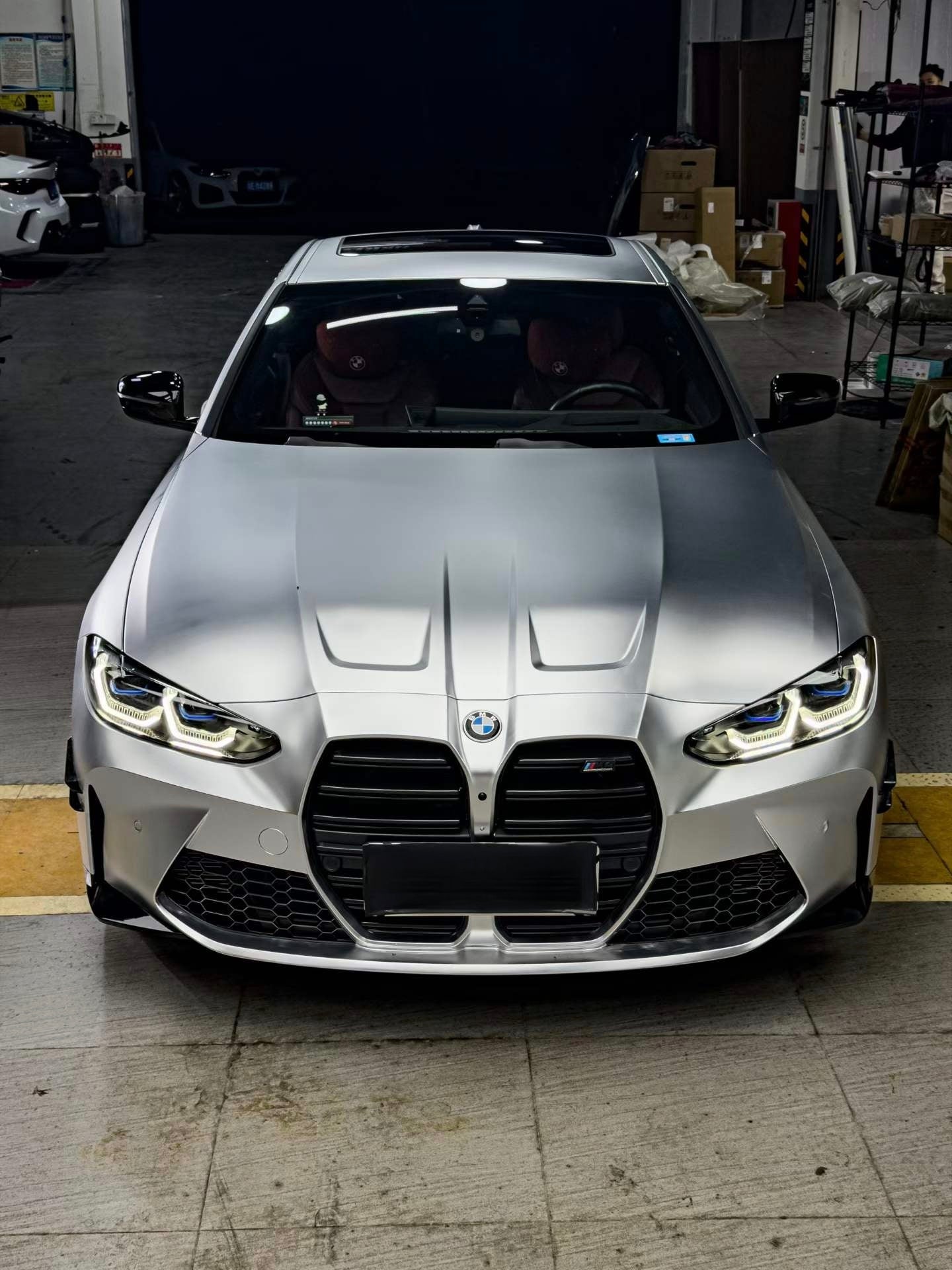 AERO CARBON - BMW 4 SERIES G22 / G23 CONVERSION BUMPER + HOOD BONNET M4 G8X STYLE - Aero Carbon UK