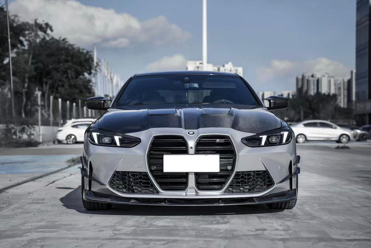 AERO CARBON - BMW 4 SERIES G22 / G23 CONVERSION BUMPER + HOOD BONNET M4 G8X STYLE - Aero Carbon UK