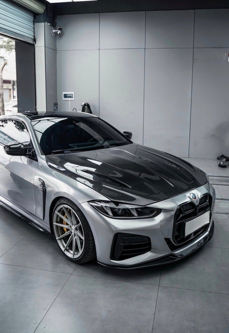 AERO CARBON - BMW 4 SERIES G22 G26 CARBON FIBRE BONNET HOOD IMP STYLE - Aero Carbon UK