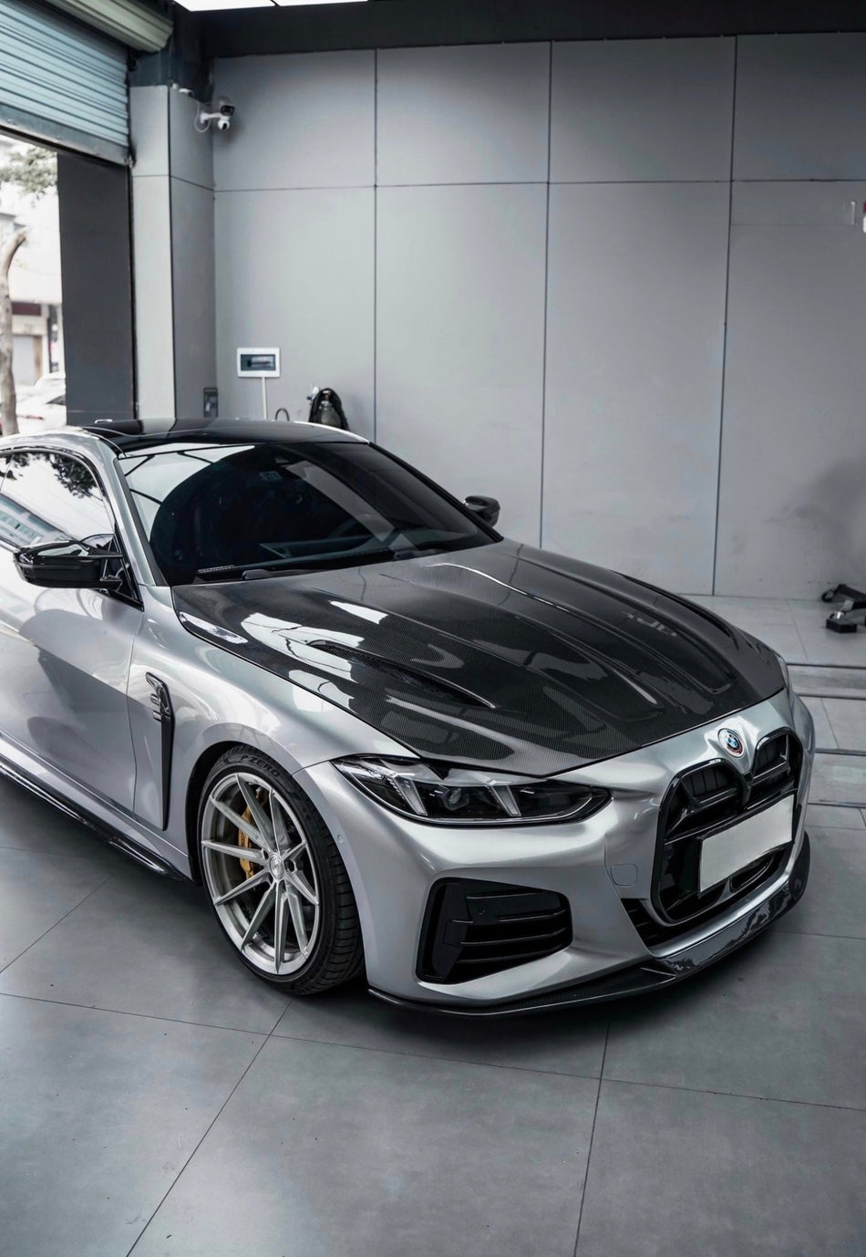 AERO CARBON - BMW 4 SERIES G22 G26 CARBON FIBRE BONNET HOOD IMP STYLE - Aero Carbon UK