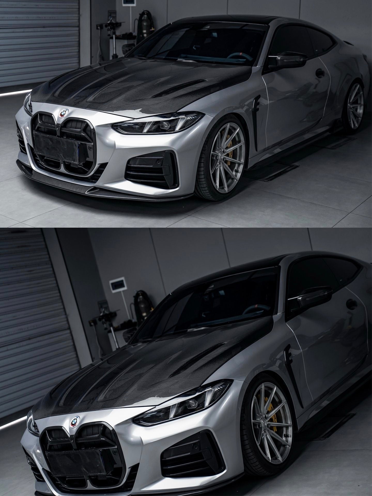 AERO CARBON - BMW 4 SERIES G22 G26 CARBON FIBRE BONNET HOOD IMP STYLE - Aero Carbon UK