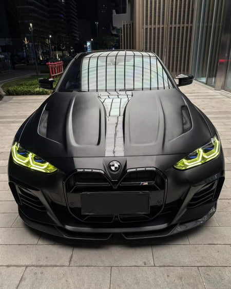 AERO CARBON - BMW 4 SERIES GRAN COUPE G26 CARBON FIBRE FRONT LIP - Aero Carbon UK