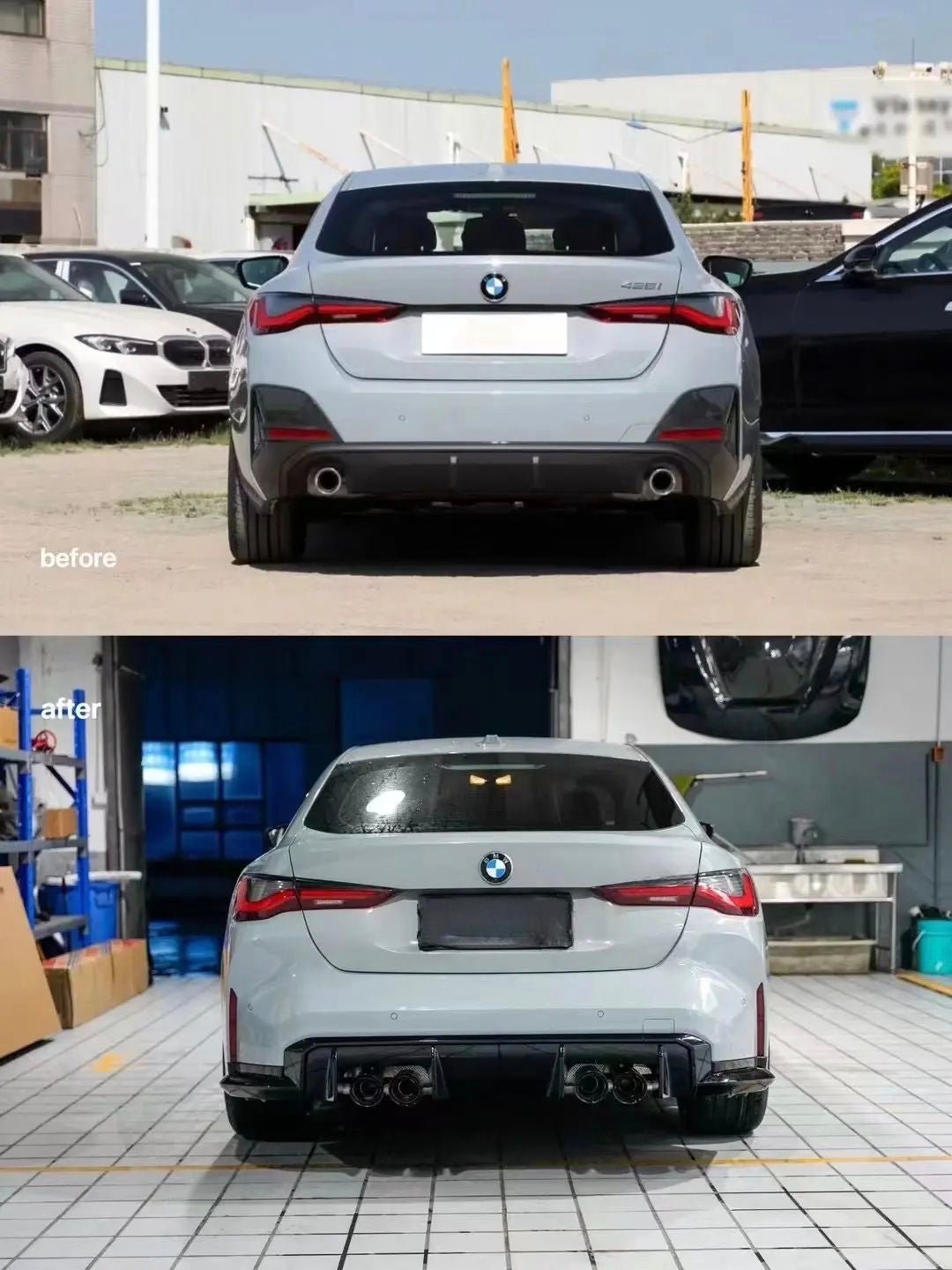 AERO CARBON - BMW 4 SERIES GRAN COUPE G26 REAR CONVERSION BUMPER M4 STYLE - Aero Carbon UK