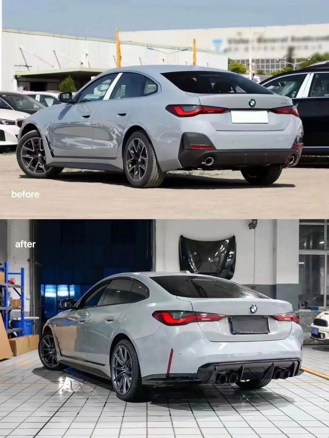 AERO CARBON - BMW 4 SERIES GRAN COUPE G26 REAR CONVERSION BUMPER M4 STYLE - Aero Carbon UK