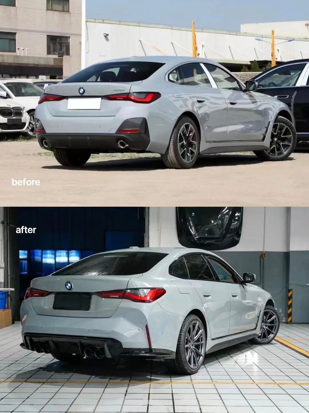 AERO CARBON - BMW 4 SERIES GRAN COUPE G26 REAR CONVERSION BUMPER M4 STYLE - Aero Carbon UK