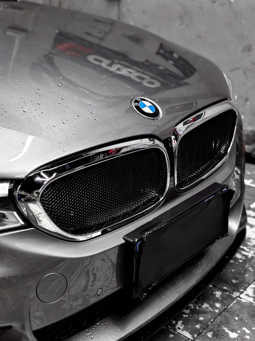 AERO CARBON - BMW 5 SERIES G30 ABS GLOSS BLACK MESH GRILLE - Aero Carbon UK