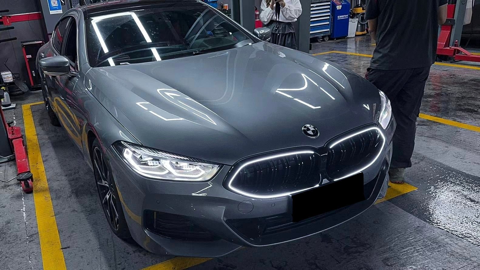 AERO CARBON - BMW 8 SERIES G14 G15 G16 ABS GLOSS BLACK LED GRILLE - Aero Carbon UK