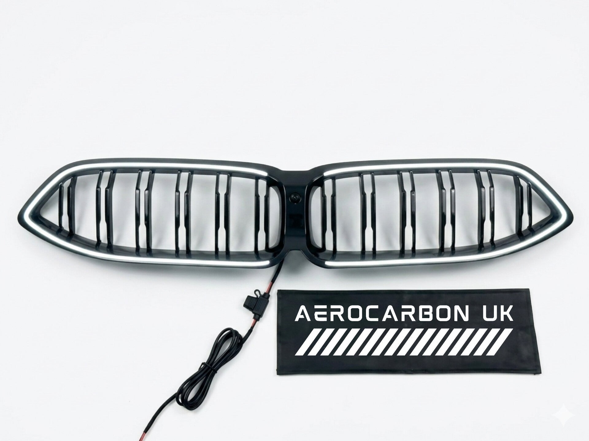 AERO CARBON - BMW 8 SERIES G14 G15 G16 ABS GLOSS BLACK LED GRILLE - Aero Carbon UK