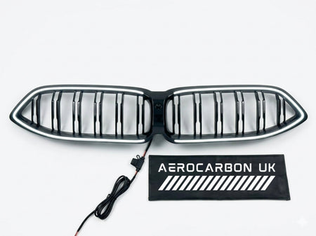 AERO CARBON - BMW 8 SERIES G14 G15 G16 ABS GLOSS BLACK LED GRILLE - Aero Carbon UK