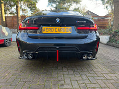 AERO CARBON - BMW G20 3 SERIES LCI GLOSSY BLACK SLIM LED DIFFUSER - Aero Carbon UK