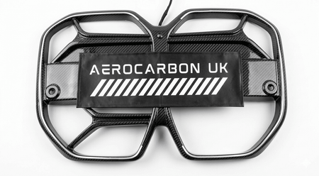 AERO CARBON - BMW I4 G26 DRY CARBON FIBER CSL STYLE FRONT LED GRILLE - Aero Carbon UK