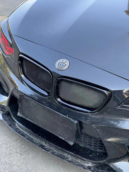 AERO CARBON - BMW M2 F87 ABS GLOSS BLACK MESH GRILLE - Aero Carbon UK