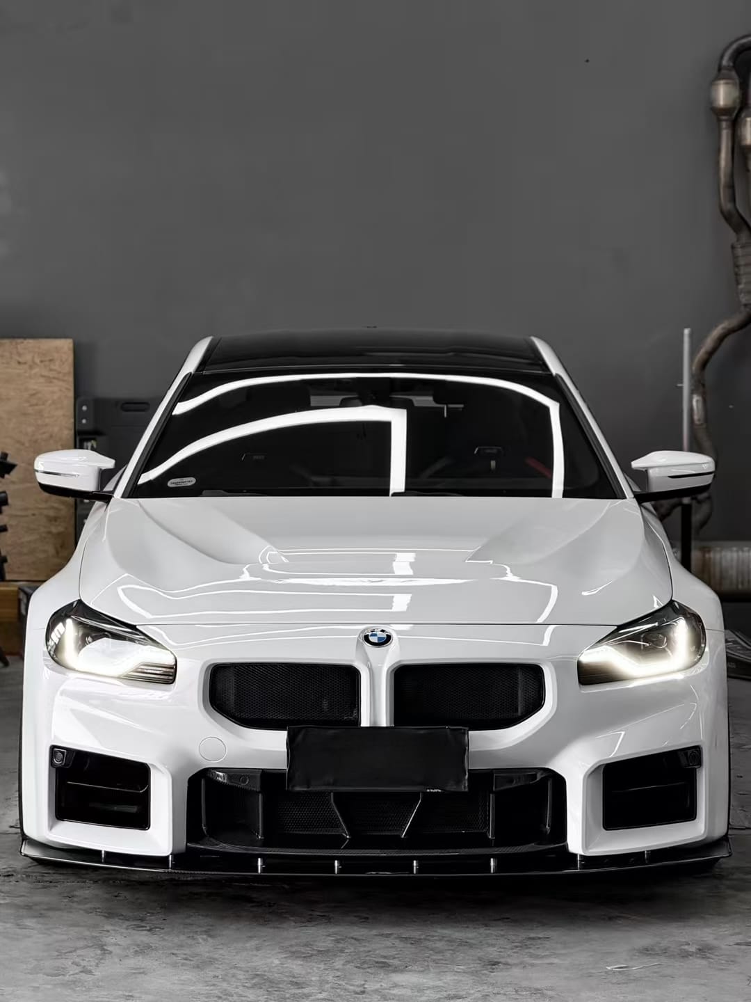 AERO CARBON - BMW M2 G87 ABS GLOSS BLACK MESH GRILLE - Aero Carbon UK