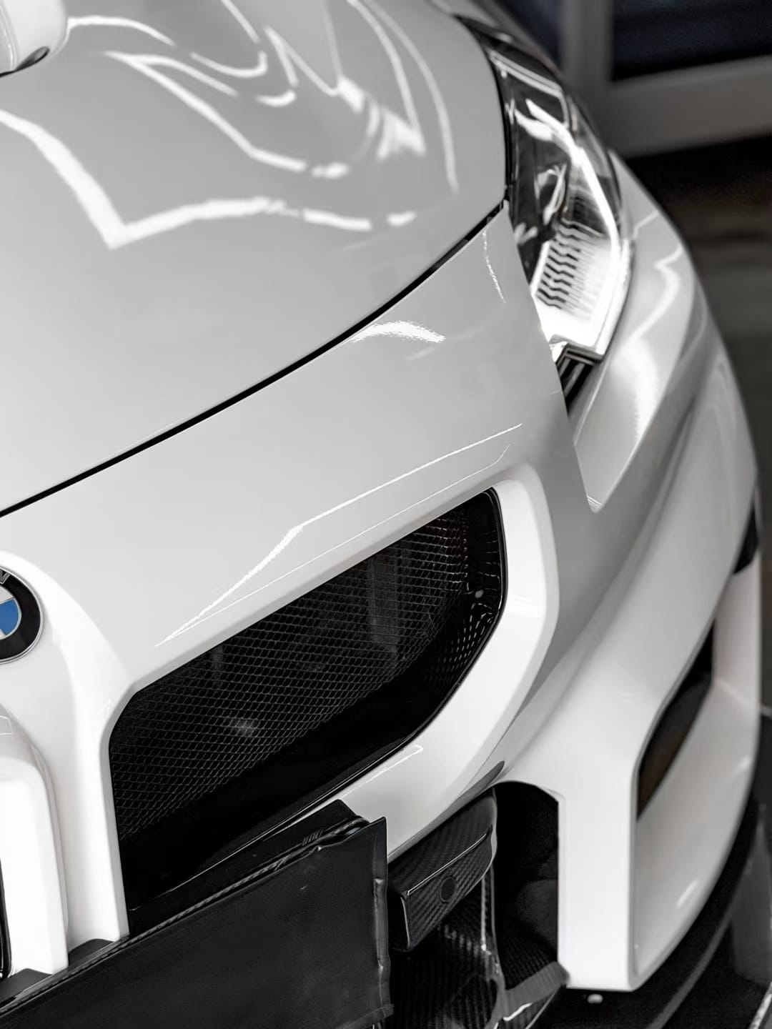 AERO CARBON - BMW M2 G87 ABS GLOSS BLACK MESH GRILLE - Aero Carbon UK