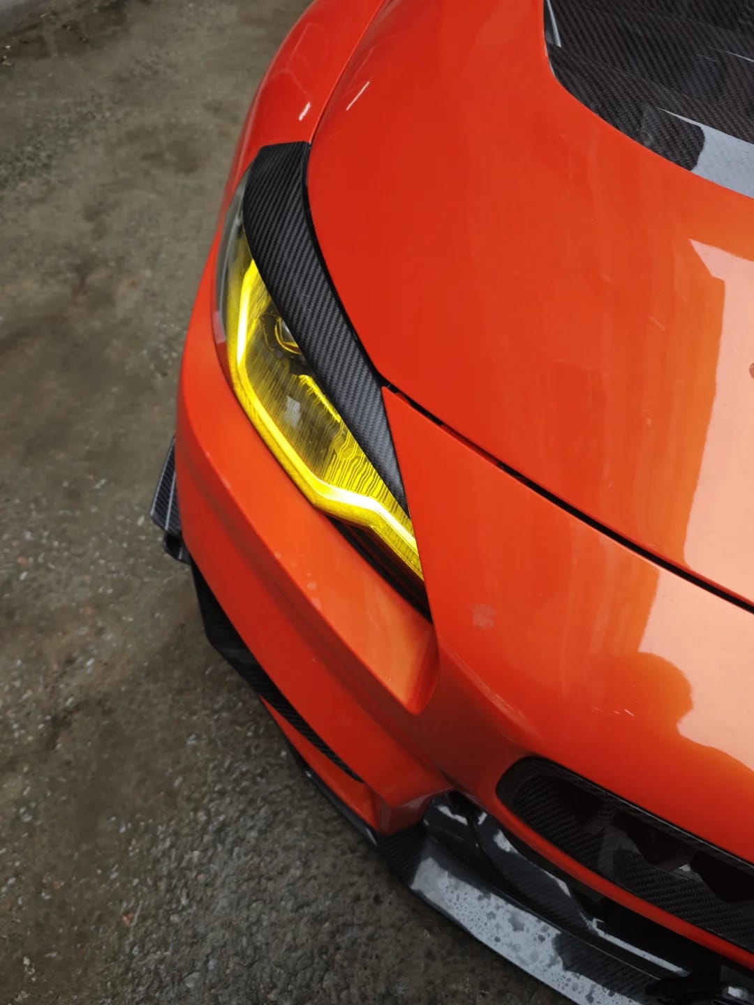 AERO CARBON - BMW M2 G87 CARBON FIBER HEADLIGHT EYE BROW TRIMS - Aero Carbon UK