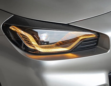 AERO CARBON - BMW M2 G87 CARBON FIBER HEADLIGHT EYE BROW TRIMS - Aero Carbon UK