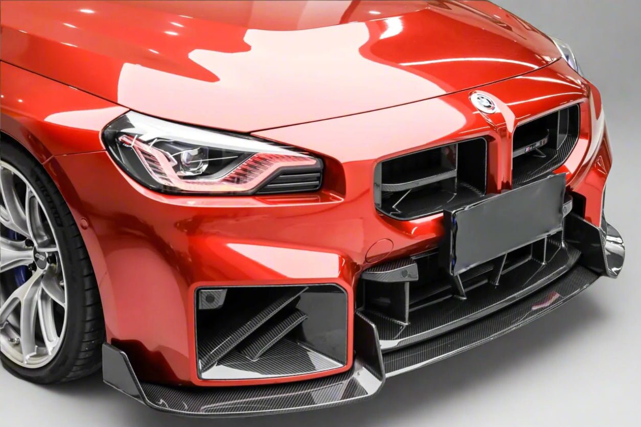 AERO CARBON - BMW M2 G87 DRY CARBON FIBER AD STYLE FRONT LIP - Aero Carbon UK