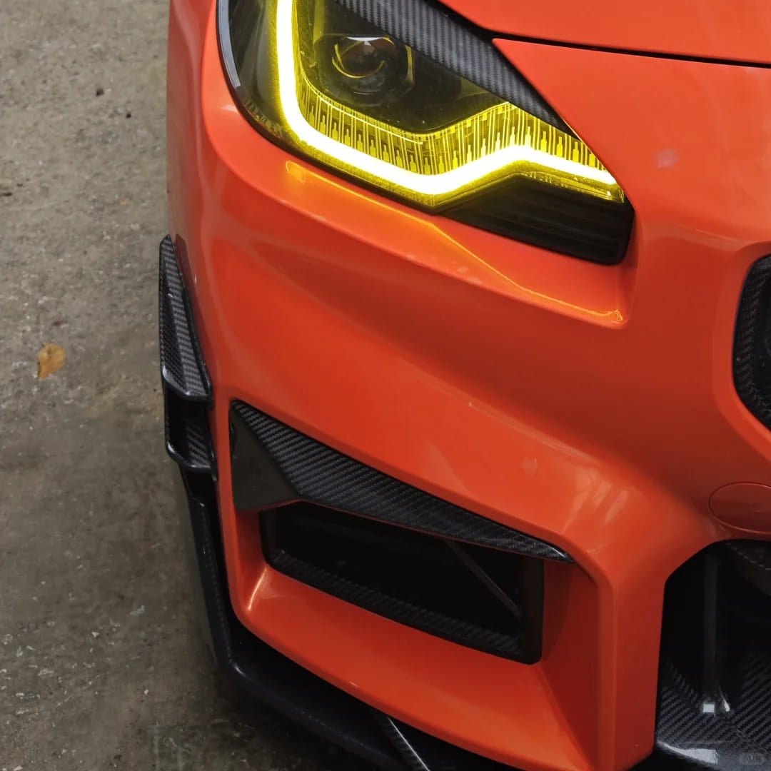 AERO CARBON - BMW M2 G87 DRY CARBON FIBER AIR INLETS ST STYLE - Aero Carbon UK