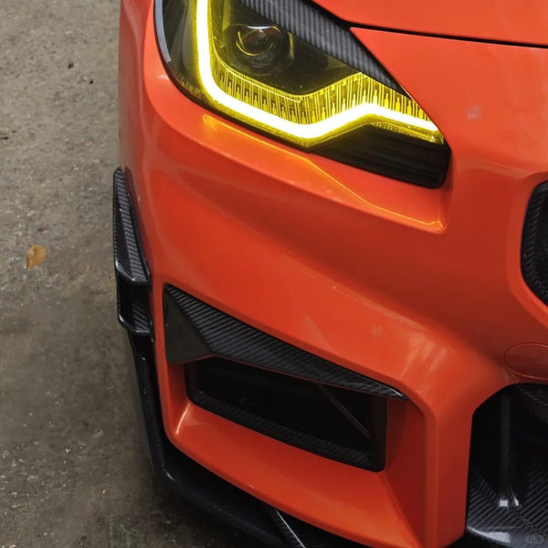 AERO CARBON - BMW M2 G87 CARBON FIBER HEADLIGHT EYE BROW TRIMS