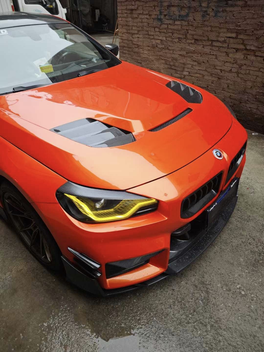 AERO CARBON - BMW M2 G87 DRY CARBON FIBER AIR INLETS ST STYLE - Aero Carbon UK