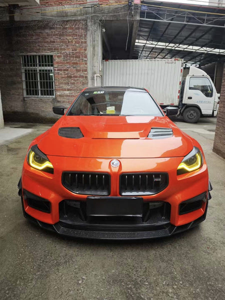 AERO CARBON - BMW M2 G87 DRY CARBON FIBER AIR INLETS ST STYLE - Aero Carbon UK