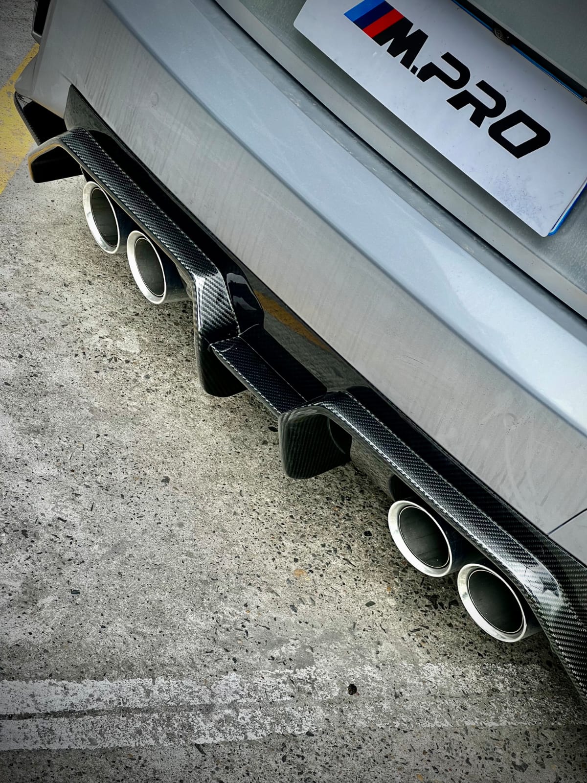 AERO CARBON - BMW M2 G87 DRY CARBON FIBRE REAR DIFFUSER PRO STYLE ...