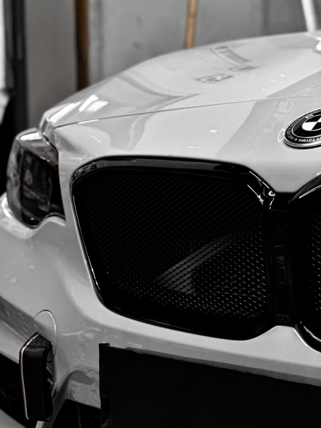 AERO CARBON - BMW M2C F87 ABS GLOSS BLACK MESH GRILLE - Aero Carbon UK