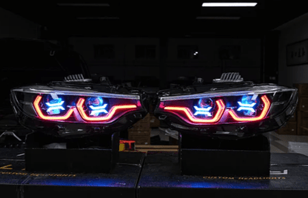 AERO CARBON - BMW M3 F80 / M4 F82 OS XX STYLE HEADLIGHTS - Aero Carbon UK