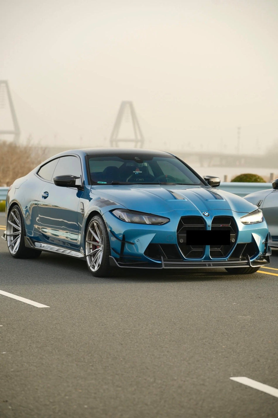 AERO CARBON - BMW M3 G80 M4 G82 CARBON FIBER FRONT LIP AD STYLE - Aero Carbon UK