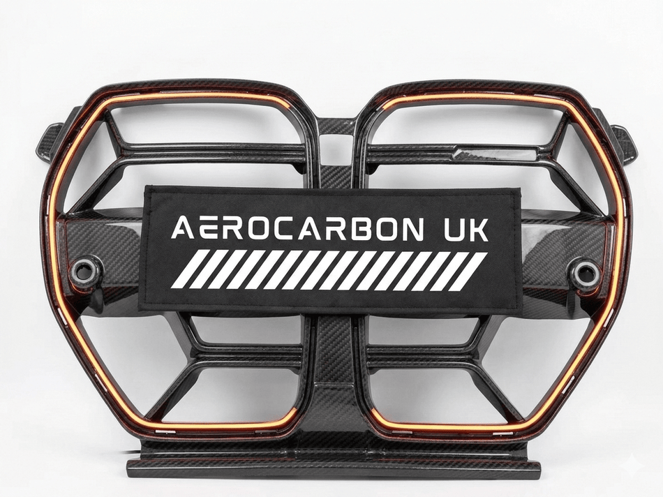 AERO CARBON - BMW M3 G80 M4 G82 DRY CARBON LED GRILLE CSL STYLE - Aero Carbon UK