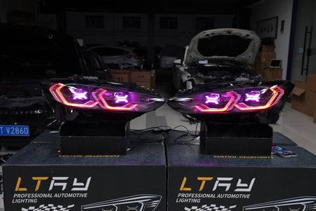 AERO CARBON - BMW M3 G80 / M4 G82 XX STYLE RGB LASER HEADLIGHTS - Aero Carbon UK