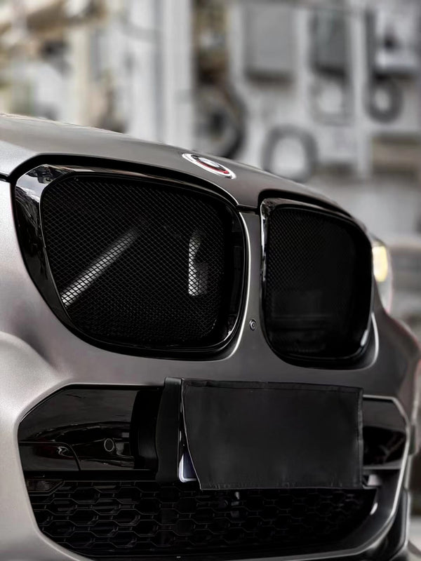 AERO CARBON - BMW X3 G01 / X4 G02 ABS GLOSS BLACK MESH GRILLE