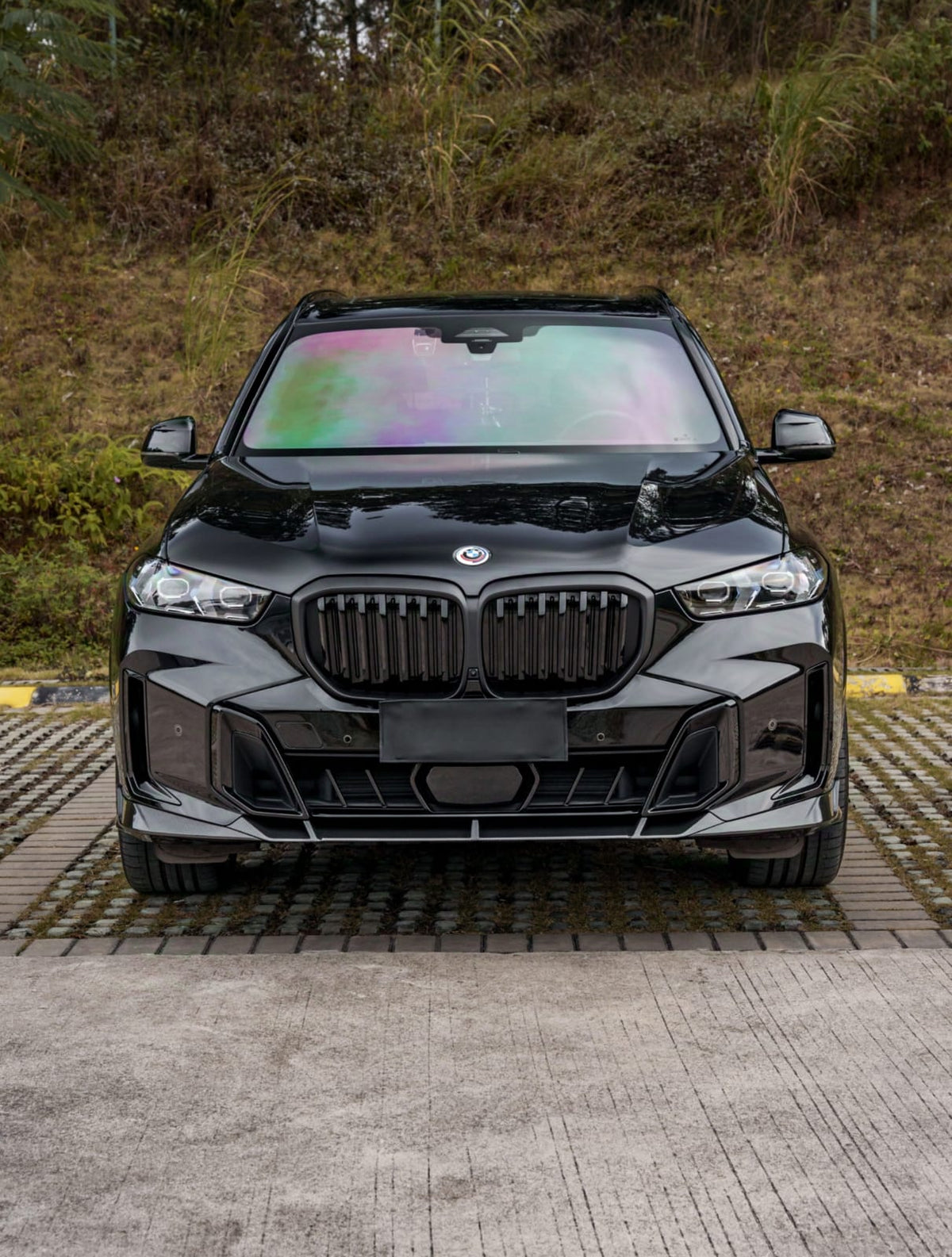 AERO CARBON - BMW X5 G05 LCI CARBON FIBRE FRONT LIP IV STYLE - Aero Carbon UK