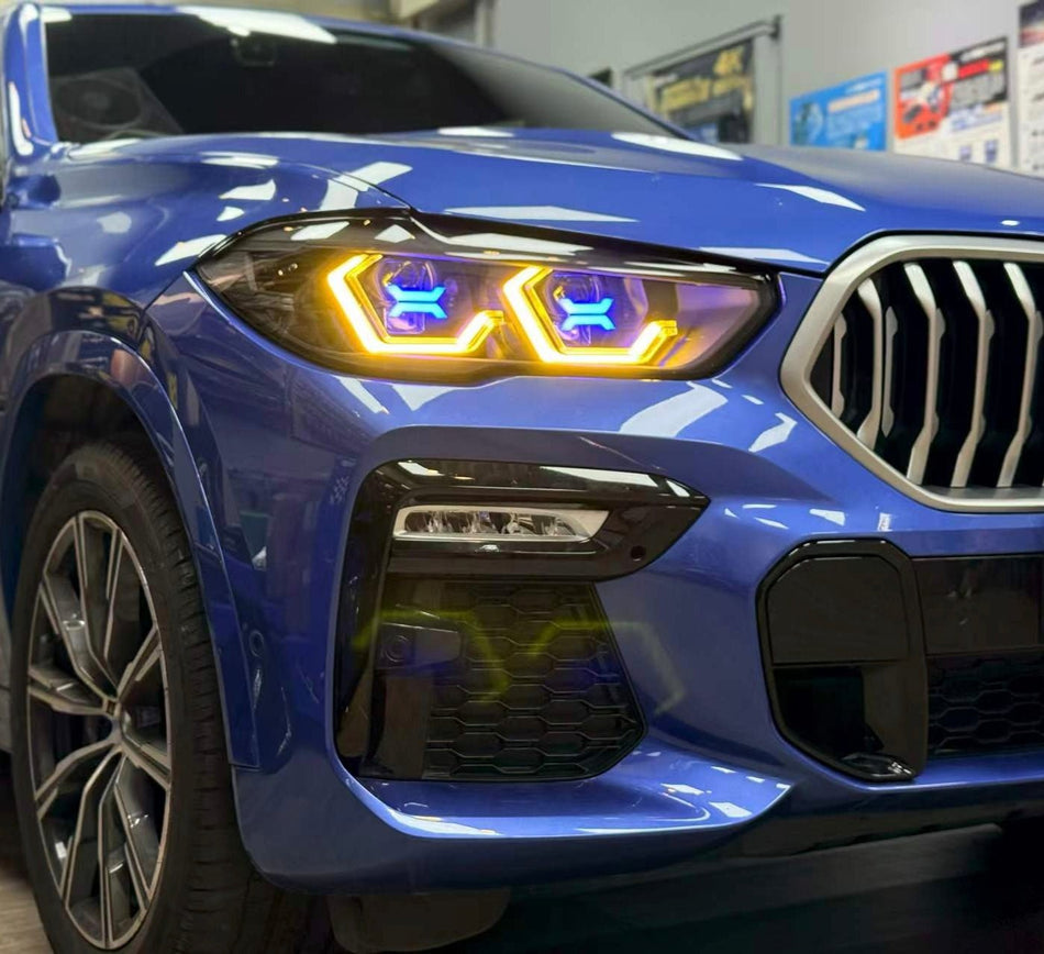AERO CARBON - BMW X6 G06 / X6M F96 LASER HEADLIGHTS XX STYLE - Aero Carbon UK