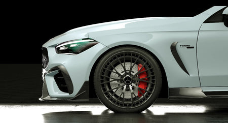 AERO CARBON - MERCEDES BENZ CLE53 DRY CARBON FIBRE FRONT LIP - Aero Carbon UK