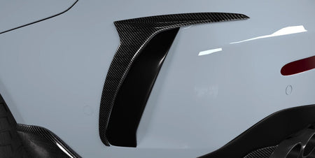 AERO CARBON - MERCEDES BENZ CLE53 DRY CARBON FIBRE REAR BUMPER TRIM - Aero Carbon UK