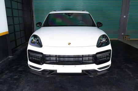 AERO CARBON - PORSCHE CAYENNE 9Y0.1 DRY CARBON FIBRE FRONT LIP - Aero Carbon UK