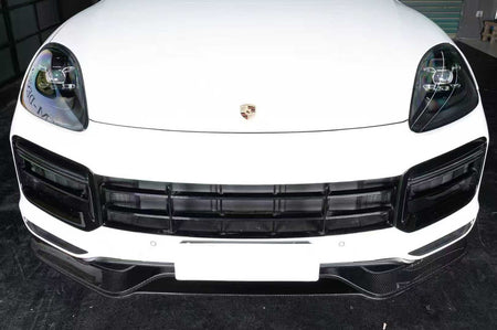 AERO CARBON - PORSCHE CAYENNE 9Y0.1 DRY CARBON FIBRE FRONT LIP - Aero Carbon UK