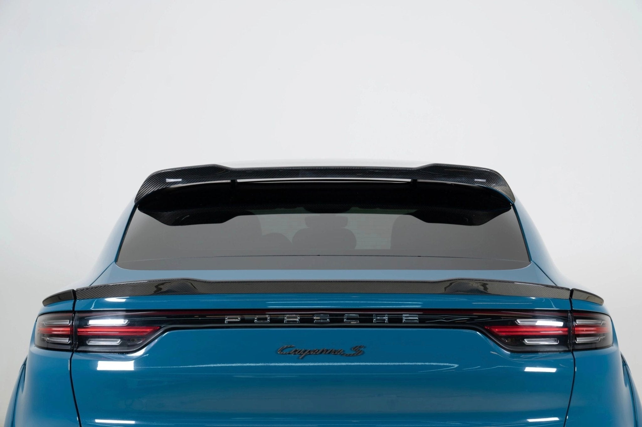 AERO CARBON - PORSCHE CAYENNE COUPE 9Y3 DRY CARBON FIBER REAR TOP ROOF SPOILER - Aero Carbon UK