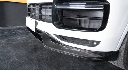 AERO CARBON - PORSCHE CAYENNE COUPE DRY CARBON FIBRE FRONT LIP - Aero Carbon UK