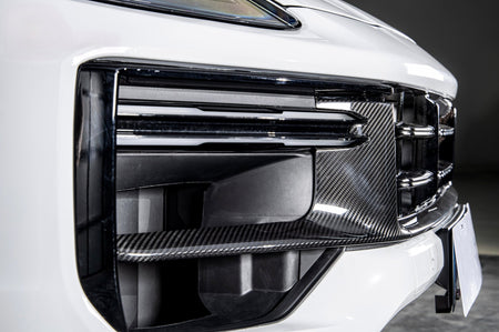 AERO CARBON - PORSCHE CAYENNE GTS 9Y0.2 DRY CARBON FIBER FRONT BUMPER TRIM - Aero Carbon UK