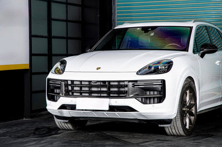 AERO CARBON - PORSCHE CAYENNE GTS 9Y0.2 DRY CARBON FIBER FRONT BUMPER TRIM - Aero Carbon UK