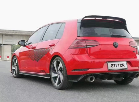AERO CARBON - VOLKSWAGEN GOLF GTI & GOLF R MK7 MK7.5 GLOSS BLACK SIDE SKIRTS - Aero Carbon UK