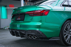 AERO DESIGN - AUDI A4 / S4 B9.5 CARBON FIBRE LED REAR DIFFUSER - Aero Carbon UK