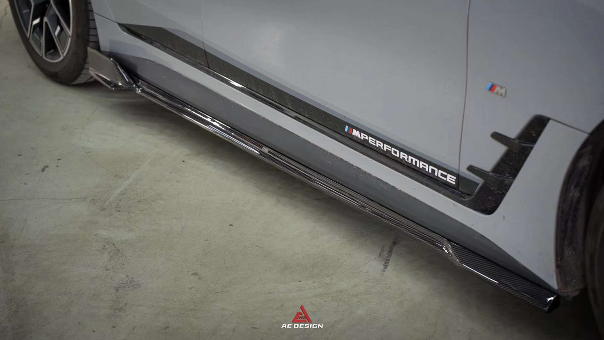 AERO DESIGN - BMW 4 SERIES I4 G26 DRY CARBON FIBRE SIDE SKIRTS - Aero Carbon UK