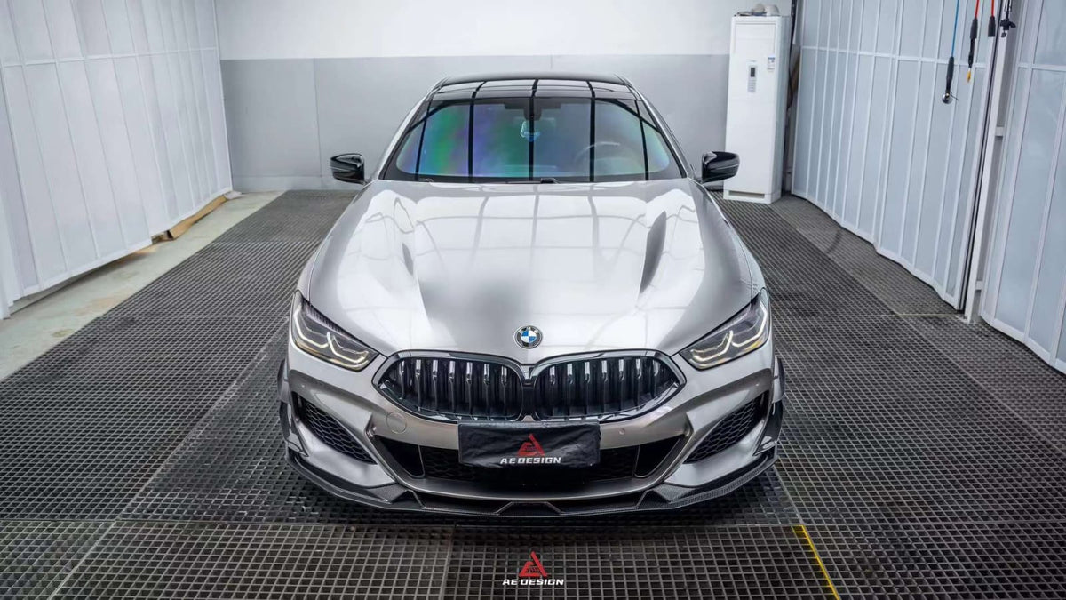 AERO DESIGN - BMW 8 SERIES G14 G15 G16 CARBON FIBRE FRONT LIP - Aero Carbon UK