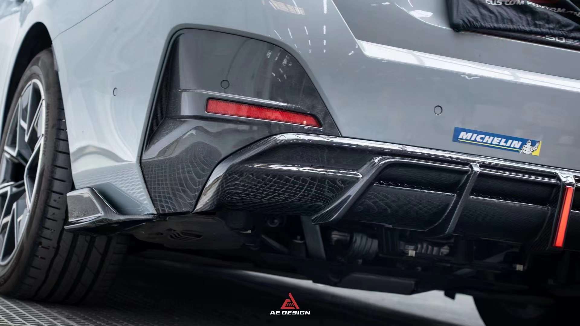 AERO DESIGN - BMW I4 G26 CARBON FIBRE REAR DIFFUSER - Aero Carbon UK